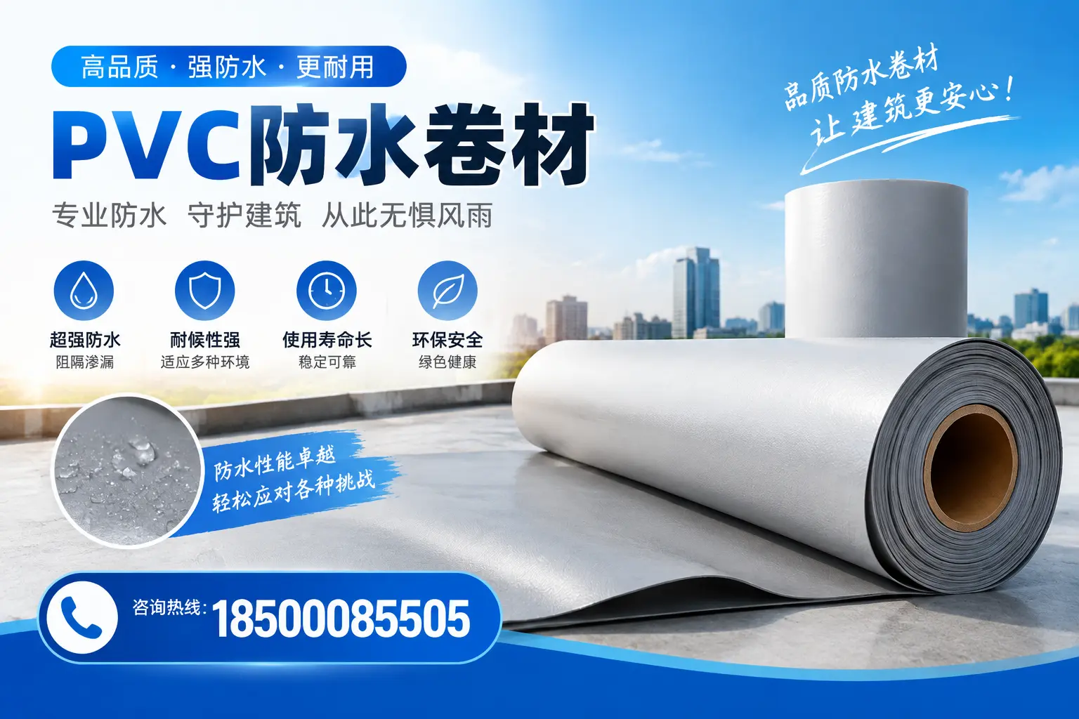 如何选择高质量的PVC防水卷材?昭通消费者必看指南